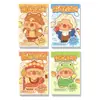 Libro de Pegatinas Kaba Bear Vestir Doudou para Niñas y Niños Patrones Pequeños Decorativos Libro de Vestir de Alto Valor Hecho a Mano DIY