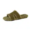 Nuevas pantuflas de lana de cordero con forma de H para mujer, ideales para otoño e invierno, aptas para usar al aire libre, con suela plana y suave, forro de felpa, cálidas, modernas y versátiles.