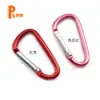 En stock: Mosquetones de aleación de aluminio 5D de 4.0 mm para botellas de agua y tazas, con un acabado anodizado de colores y excelente calidad