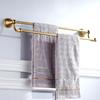 Estilo Europeo Antiguo Cepillado Retro Ferretería Set de Toallero de Baño Estante de Almacenamiento de Toallas Montado en la Pared
