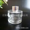Botella de vidrio redonda con tapa de rosca de 120 ml para aromaterapia, botella de vidrio para aromaterapia, botella de aromaterapia espesa sin fuego, tapa de óxido de aluminio hueca