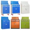 Carrito de herramientas multifuncional, Gabinete de herramientas de alta resistencia, Gabinete metálico para reparación de automóviles, Carrito metálico con cajones móviles para taller de fábrica