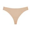 Ropa interior de triángulo para mujer de comercio exterior Temu en colores Morandi, Tanga sin costuras de seda helada de corte libre para mujer, Transpirable y de secado rápido