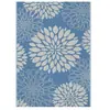 Popular Tapete Floral de Polipropileno 1,5x2,1m para RV e Camping, Resistente ao Desgaste e Antienvelhecimento, Tapete Externo para Praia, Piscina e Jardim