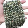 Nuevas Cuentas de Piedra Hoja de Plata Natural para Manualidades DIY Pulsera Semiacabada Collar Joyería con Cuentas Venta Directa de Fábrica