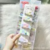 Novos Grampos de Cabelo Coloridos de Verão com Rosto Sorridente, Nuvem, Nota Feliz, Doce para Crianças, Grampos de Cabelo Fofos para Bebês