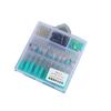Set de Accesorios Pequeños para Pesca Frijol Espacial Asiento Flotante Piel de Plomo Anillo en Forma de Ocho Pin 7+2 Set de Bloques de Frijoles Transparentes