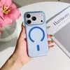 Aplicable a iPhone 18 Pro Max Funda de Teléfono Magnética Transparente de Gama Alta Apple 17 Ultra-Delgada Anti-Caídas 16 Funda Protectora