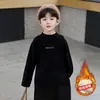 Roupa Íntima Peluciada Masculina Outono Inverno 2026 Novo Estilo Infantil com Forro de Fleece Espessa Quente Roupa de Baixo Roupas de Inverno para Bebê