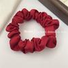 Diadema para el pelo de intestino grueso de cerdo estilo coreano accesorios para el pelo para mujer cubierta de cuero cuerda para el pelo de alta calidad tocado flor tocado simple para coleta cuerda para el pelo banda elástica