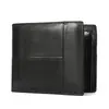 Artículo popular de comercio exterior: Bolsa para Monedas de Cuero Crazy Horse 80% de Descuento para Hombre, Cartera de Cuero Genuino para Monedas, Cartera Corta de Piel de Vaca de Primera Capa para Documentos
