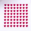 Pegatinas de Diamantes para Niños Dibujos Animados Princesa Femenina Corazón Estéreo 3D Pegatinas de Piedras de Cristal Preescolar Recompensa Pegatinas Pequeñas