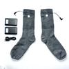 Calcetines eléctricos control de temperatura de 3 niveles calcetines cálidos no engrosados talla de zapato convencional se pueden usar prácticos y asequibles