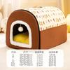 Perro Transfronterizo Otoño e Invierno Cajón para Dormir Perrera Golden Retriever Cama para Perro Grande Sueño Profundo Perrera para Gatos Perrera para Mascotas de Cuatro Estaciones