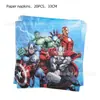 Artículos de Fiesta de Cumpleaños Temática de los Vengadores Juego de Banderín de Tirar Plato de Papel Mantel Globo Liga de la Justicia Marvel
