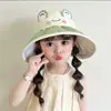 Chapéu de Proteção Solar Infantil com Aba Larga, Proteção UV, Estilo Fino de Verão, Novo Modelo 2026, Chapéu de Sol Aberto para Meninos e Meninas