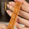 Cuentas Redondas Pequeñas de Hueso de Oliva Natural para Pulseras Hechas a Mano de Bricolaje, Cuentas de Oración Budista y Accesorios Decorativos; Cuentas Sueltas de Hueso de Oliva al por Mayor