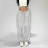 Venta Directa de Comercio Exterior Pantalones Largos Cálidos de Lana de Cordero Invierno 2025 Moda Callejera Casual Holgados de Pierna Ancha para Mujer