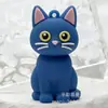 Llavero colgante de gato lindo, tienda de mascotas de gato de dibujos animados, pequeño regalo, adorable muñeco de gato de caja sorpresa, juguete al por mayor