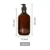 Botella de Champú 300ml en Stock Botella de Plástico para Mascotas Empaque Botella con Bomba de Presión para Acondicionador Gel de Ducha Personalización