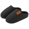 Pantuflas de algodón extra grandes para hombre, cálidas y antideslizantes para uso en interiores en otoño e invierno, disponibles en tallas grandes, al por mayor y en stock