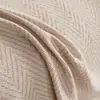 Funda de sofá de espiga color crema borla de hilo de algodón cojín de sofá funda de sofá universal para todas las estaciones toalla de sofá de cobertura total