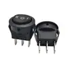Suministro de Interruptor Redondo de Tres Velocidades con Forma de Barco Transfronterizo para Modificación de Automóviles y Motocicletas de Tres Pines de 20 mm
