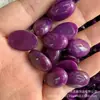 Anel de pedra natural ágata 13X18mm formato de ovo Pedra colorida oval pedra nua acessórios para joias DIY fábrica atacado