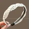Diadema de lunares estilo coreano 2026, Inductora de dopamina, Preciosa diadema para uso diario, Accesorio para el cabello femenino de verano