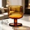 Copo de Água de Vidro Jingyu Copo de Chá Celebridade da Internet Alto Verão Sobremesa Refrigerante Bolha Fruta Copo para Bebida Fria Bebida de Suco