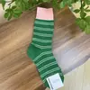 Calcetines Empole para Mujer Importados de Dongdaemun, Corea del SurCalcetines al por Mayor, Calcetines Populares de Media Pantorrilla, Calcetines de Algodón Rayados de Bloques de Color