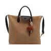 Bolso de mano de ante para mujer, nuevo bolso de hombro vintage Maillard de otoño e invierno de 2024, bolso bandolera de gran capacidad.