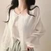 Conjunto de dos piezas para mujer de Dongdaemun, Corea: chaqueta ligera de alta calidad con protección solar + camisola interior