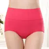 Pantalones Cortos Triángulo para Mujer de Cintura Alta de Color Sólido, Moldeadores de Abdomen, Levanta Glúteos, Simples, Ajustados, Antibacterianos, Talla Grande, Ropa Interior para Mujer