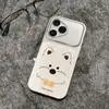 Adecuado para funda de teléfono Huawei Pura 80, anticaídas, elegante pro, protección de borde completo, diseño divertido de lazo de dibujos animados, estilo West Highland
