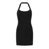 Vestido Ajustado Bodycon Elegante Sin Espalda para Mujer, Moda Nueva 2026, Estilo Europeo y Americano Transfronterizo, Vestido de Celebridad