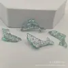 Accesorios de Resina Brillantes de Cristal de Dibujos Animados Sirena Delfín Concha Accesorios DIY para Niños Accesorios para el Cabello Material para Fundas de Teléfono Móvil