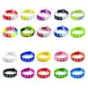 Pulseras Europeas y Americanas de Silicona con Agujeros, Correas de Muñeca, Pulseras Deportivas, Joyería Antiestática al por Mayor, Modelos Luminosos para Pareja, Modernas