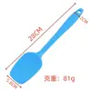 Espátula de silicona de fábrica integrada resistente a altas temperaturas cabeza cuadrada espátula en forma de T espátula para mezclar crema espátula para crema de repostería