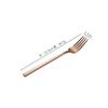 Juego de tres piezas de cuchillo y tenedor de acero inoxidable 304 transfronterizo, cuchara de estilo coreano, juego de cuchillo y tenedor para carne con mango cuadrado dorado chapado en titanio