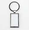 Chaveiro de transferência de calor vazio chaveiro de metal em branco para transferência de calor chaveiro em branco cadeado chaveiro de personalidade DIY
