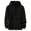 Sudadera Casual con Capucha de Color Sólido para Hombre con Cuello Solapa, de Felpa, Manga Larga, Tendencia Casual, En Stock, Primavera, Otoño, Invierno 2026