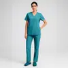 Entrega el Mismo Día, Todos los Colores y Tallas Disponibles, Uniformes Quirúrgicos para Hombres y Mujeres, Poliéster-Algodón, Sin Estirar, Uniformes de Limpieza de Secado Rápido