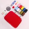 Traje de aguja e hilo para traje de acompañante de boda de matrimonio kit de costura portátil grande multifuncional caja de costura de alta calidad para el hogar