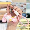 Llavero creativo, moderno y genial con colgante de Sanrio para motocicleta, llavero de moda para niños, bolso escolar, llavero de coche, regalo