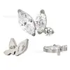 Pendientes de Aro de Aleación de Titanio Guanzhi F136/G23 Diseño Simple de Nicho Elegantes Pendientes de Circonita