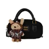 Bolso de hombro versátil para mujer, nuevo y moderno 2026, bolso de mano retro para otoño/invierno, bolso almohada, bolso bowling