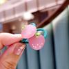 Tienda de Fábrica Estilo Coreano Mismo Estilo Accesorios para el Cabello Infantiles Venta al por Mayor Fruta de Gel Anillo para el Cabello de Bebé Cuerda para el Cabello Base Tendones de Goma