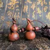 Strike de rayo natural jujube calabaza pequeña Fu Lu colgante auspicioso joyería para coche colgante collar llavero suministros taoístas