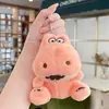 Lindo llavero de cordero de peluche, muñeco de peluche, colgante para bolso de pareja, juguete de máquina de peluches, accesorio de regalo